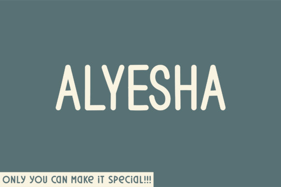 Alyesha Rounded: The Handwritten Typeface for Marketers