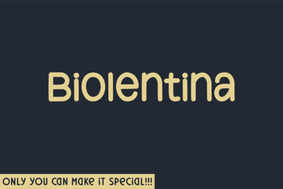 Biolentina Rounded: A Typeface for Clear Campaigns