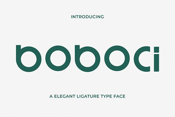 Boboci Typeface: Elevate Your Brand Visuals