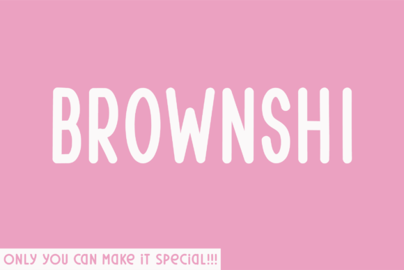Brownshi Rounded: A Handwritten Font for Authentic Branding