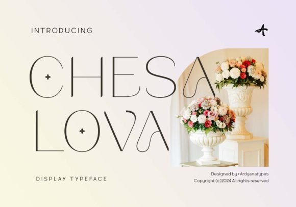 Chesalova: The Minimalist Typeface for Modern Brands