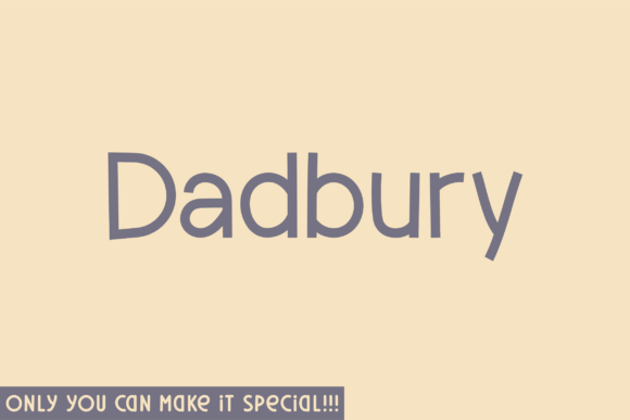 Dadbury Font: Elevate Your Brand Identity