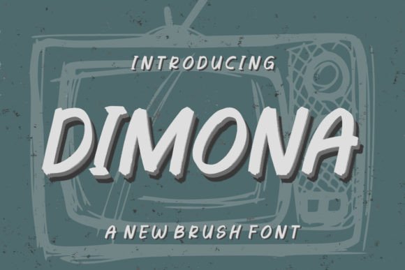 Dimona: A Brush Typeface for Bold Branding
