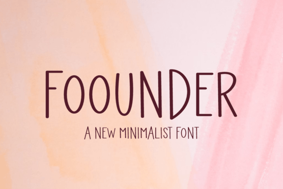 Foounder: A Modern Sans Serif Font for Web Design