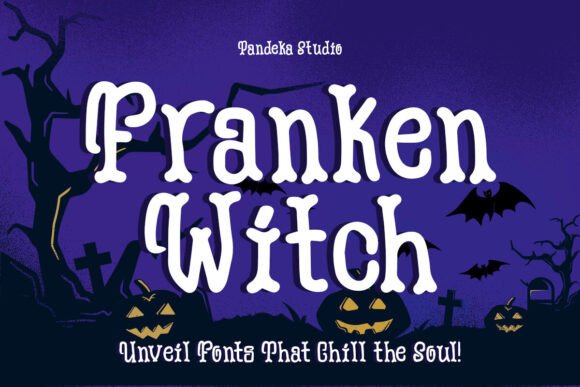 Franken Witch: A Spooky Sans Serif Font for Makers
