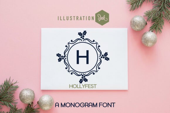 Hollyfest Monogram: A Typeface for Polished Brands