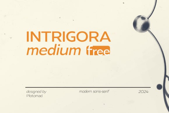Intrigora Medium: A Warm Typeface for Makers