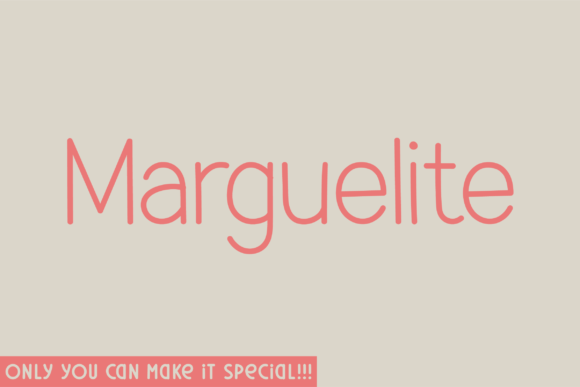 Marguelite Rounded: A Warm Typeface for Web Design