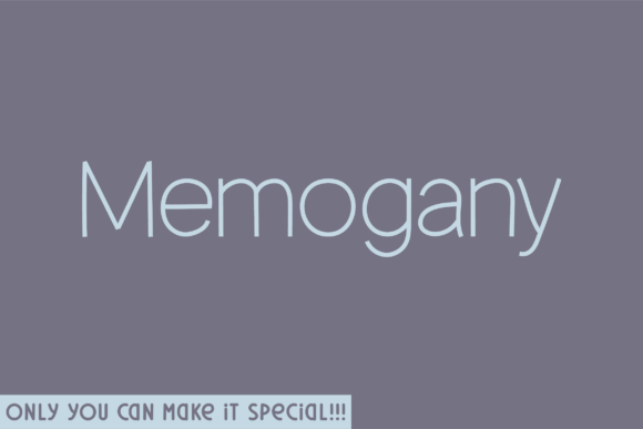 Memogany Font: A Handwritten Touch for Web Design