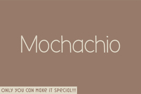 Mochachio Font: Organic Charm for Modern Branding
