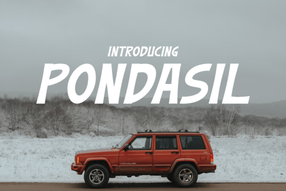 Pondasil: A Modern Sans Serif Font for Web Design