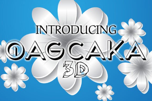 Qagcaka: A Bold 3D Typeface for Campaigns