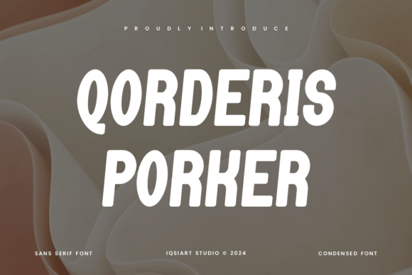 Qorderis Porker: A Bold Display Font for Web Design