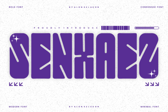 Senxaez Font: A Modern Typeface for Makers