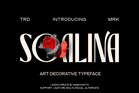 Soalina: A Modern Sans Serif Typeface for Editorial Design