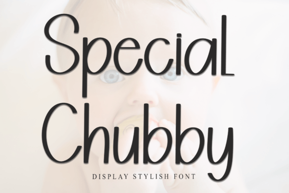 Special Chubby Font for Crafters