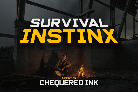 Survival Instinx: A Bold Typeface for Branding