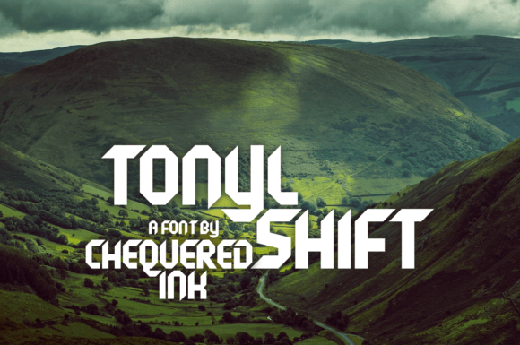 Tonyl Shift: A Bold Sans Serif Font for Modern Branding
