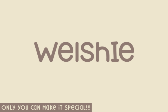Welshie Rounded: The Handwritten Font for Modern Brands