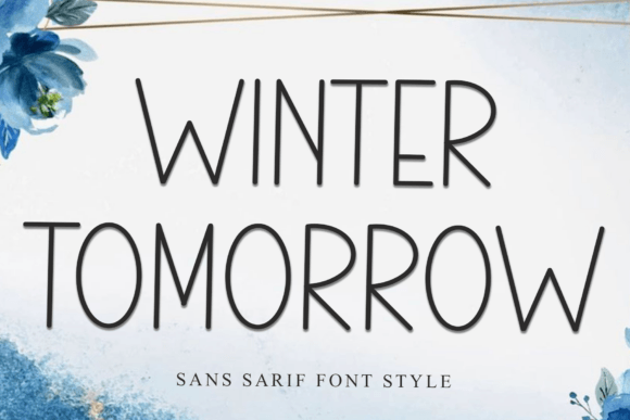 Winter Tomorrow Font Review for Modern Branding